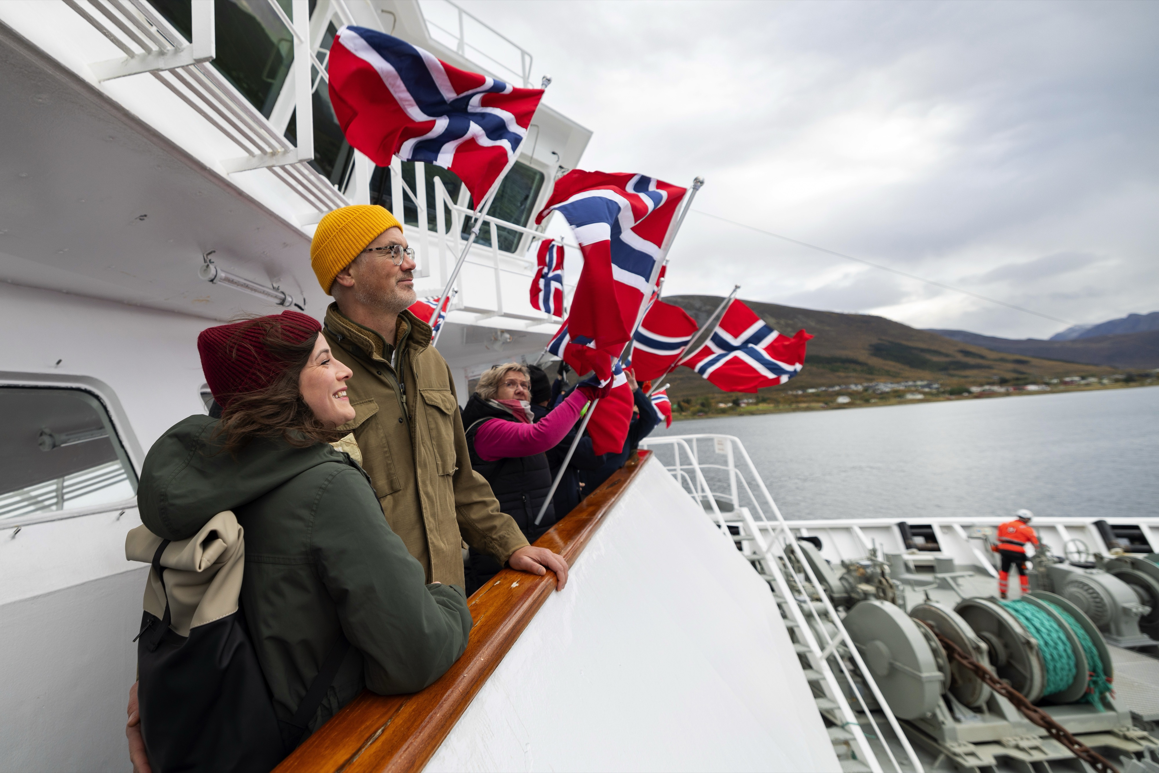 MS Kong Harald - Outdoor Walking Deck